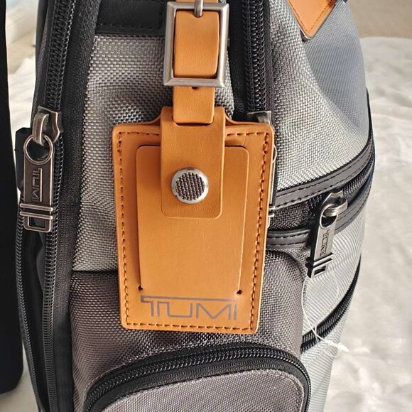 New TUMI Parrish Laptop Backpack 15 Inch Computer Grey - Picture 6 of 10